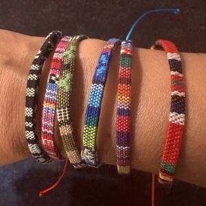 Colorful Woven Bracelet Set
